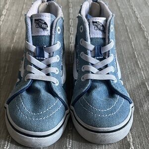 Vans Kids Light Blue High-Top Sneakers